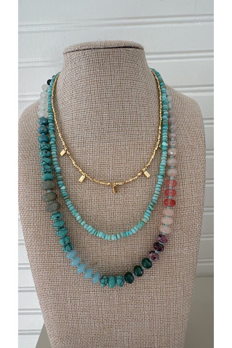 Turquoise Tides Necklace Bundle, Alternate, color, Blue-Green