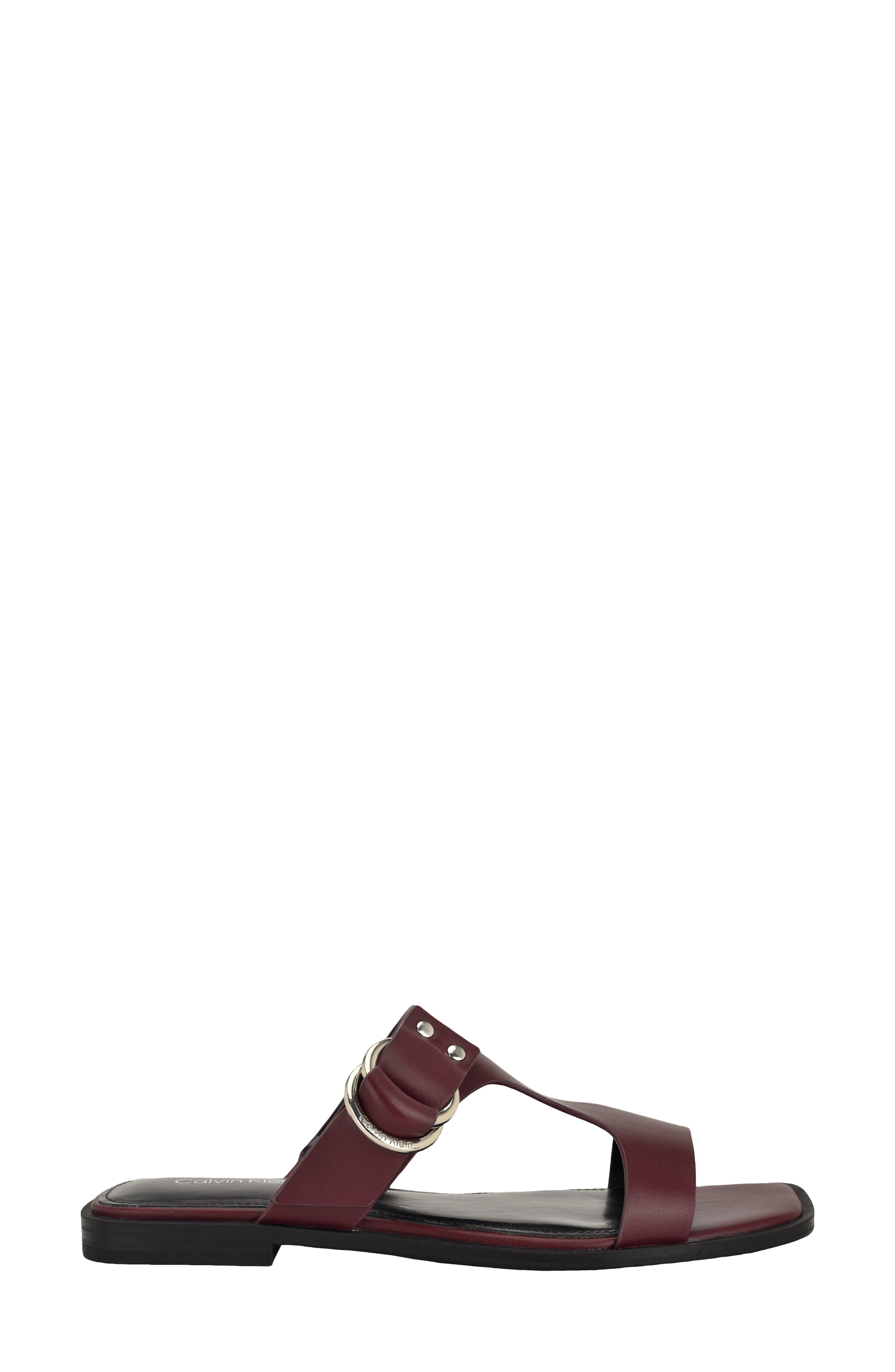 Meritt Slide Sandal, Alternate, color, DARK RED 600