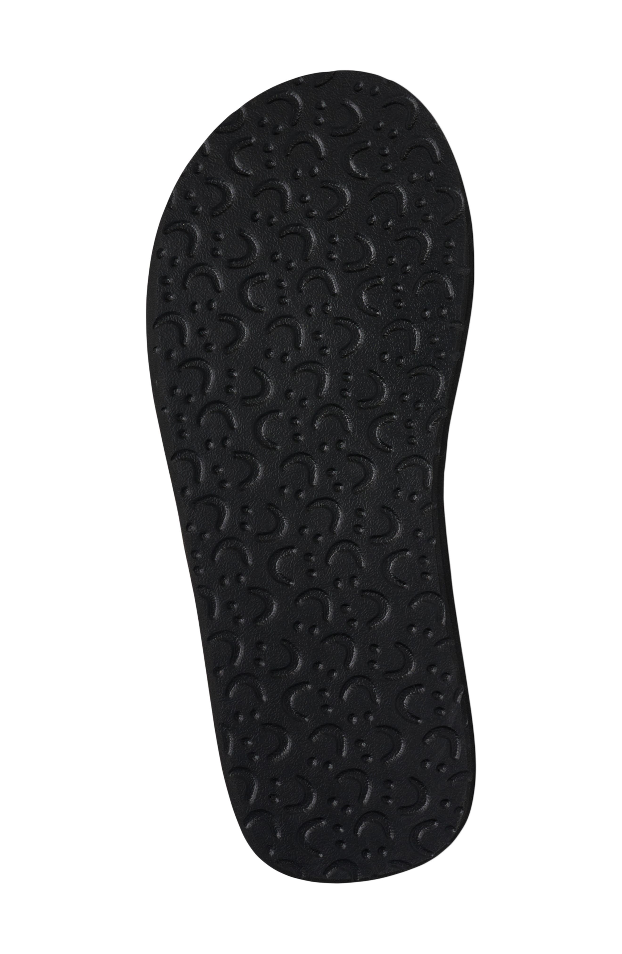 Beer Cozy IV Flip Flop, Alternate, color, BLACK