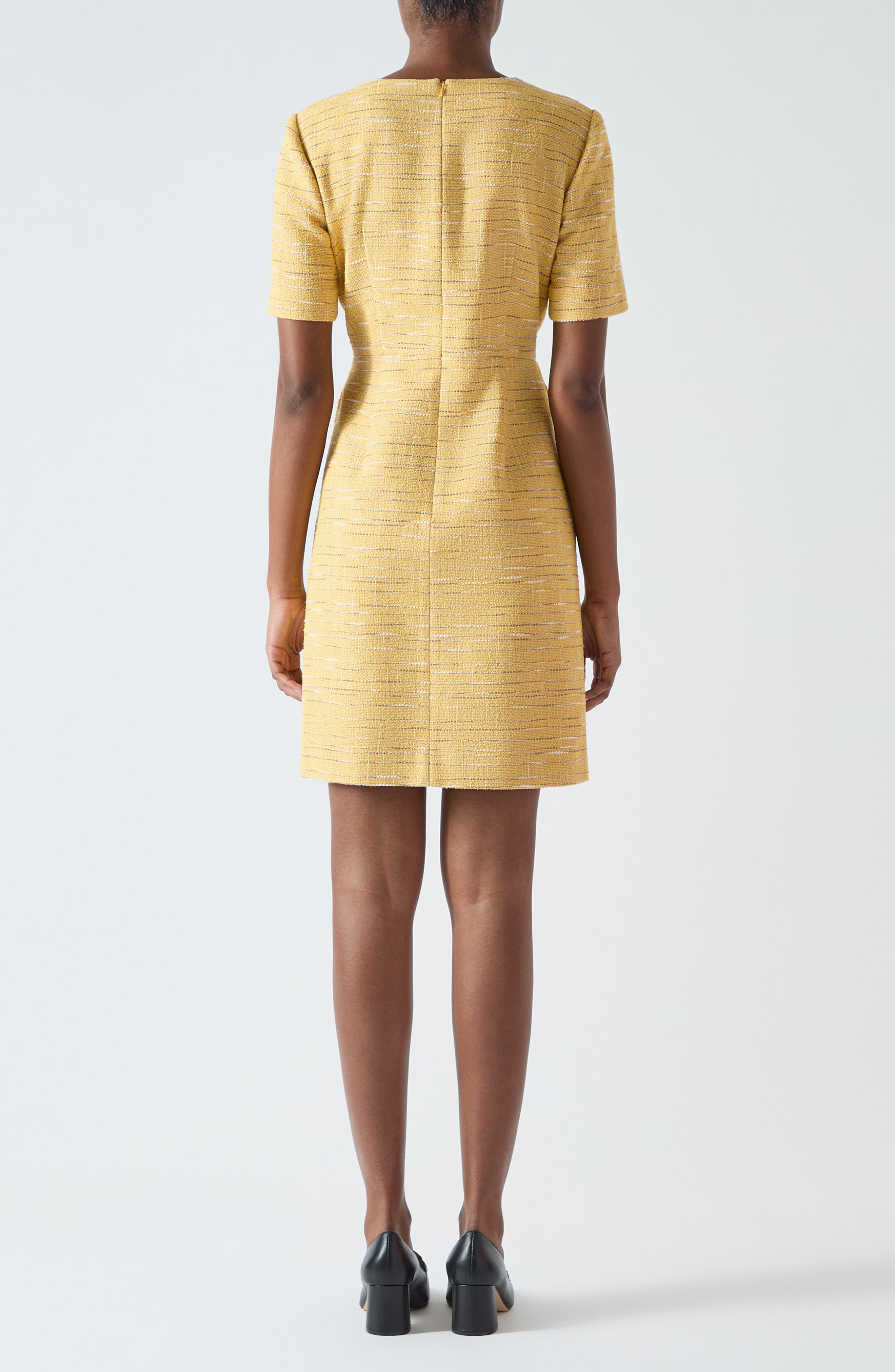 Varley Short Sleeve Tweed Shift Dress - image 2