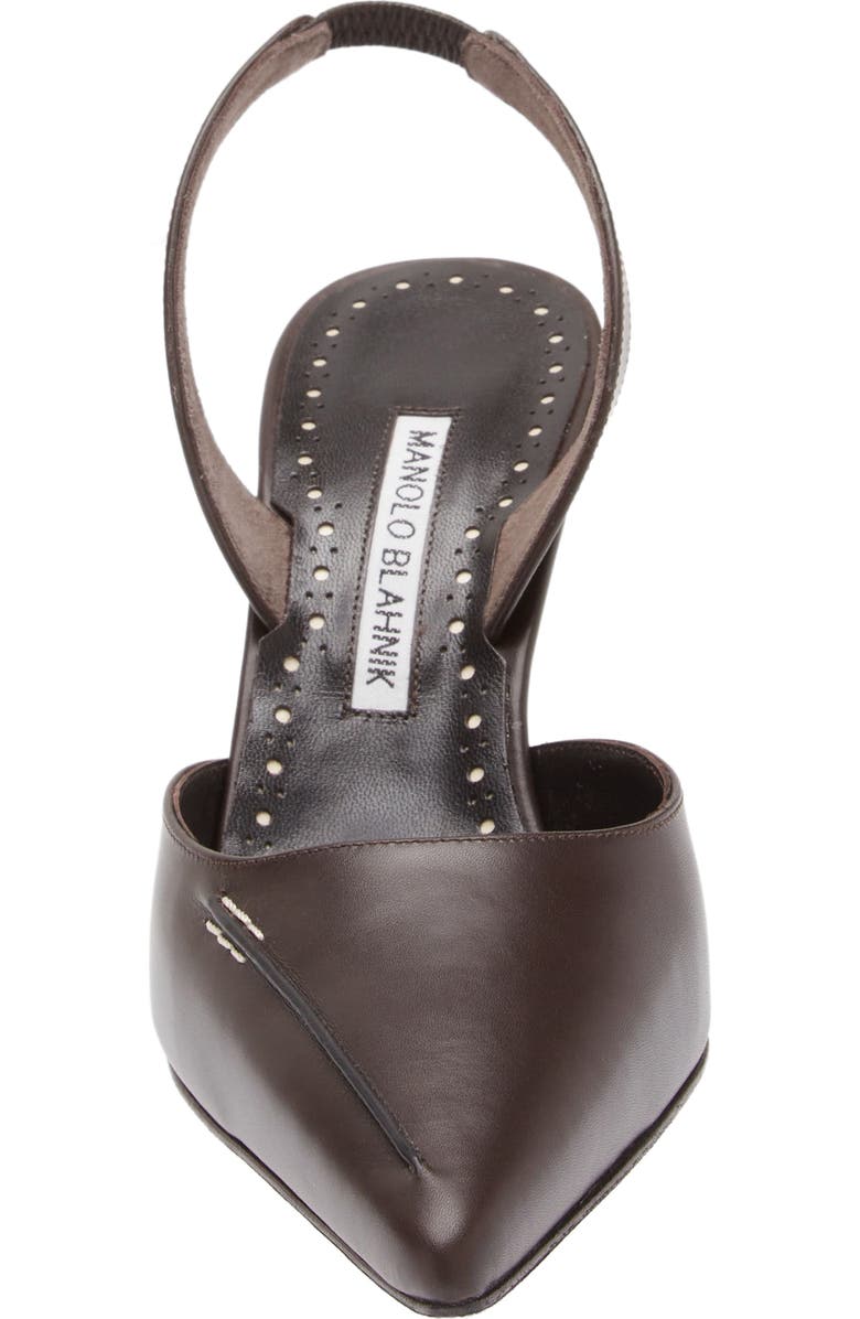 Manolo Blahnik Homerasli Pointed Toe Slingback Pump, Alternate, color,