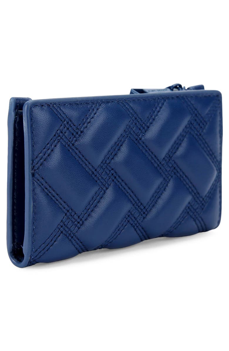 Kurt Geiger London Kensington Quilted Leather Bifold Wallet, Alternate, color, Dark Blue
