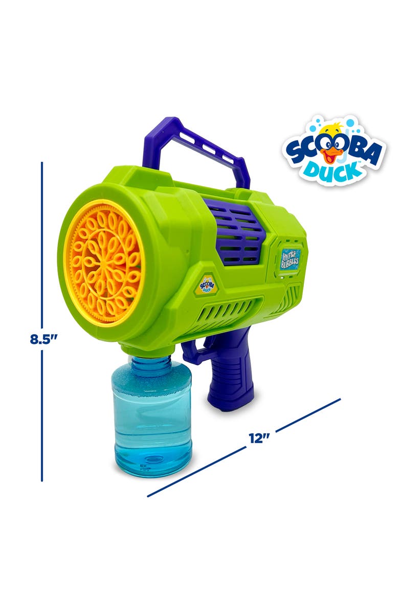 Scooba Duck Hyper Bubbles Blaster, Electric Handheld, Usb Charging, Alternate, color, Multicolored
