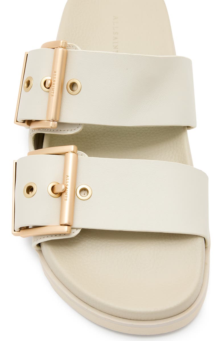 AllSaints Sian Slide Sandal, Alternate, color, Chalk