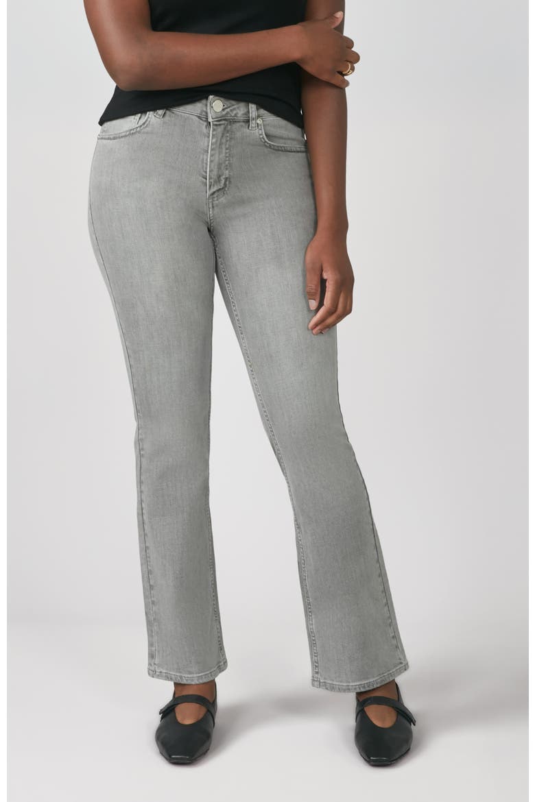 Denver High Rise Straight Jeans, Main, color, Mid Ash