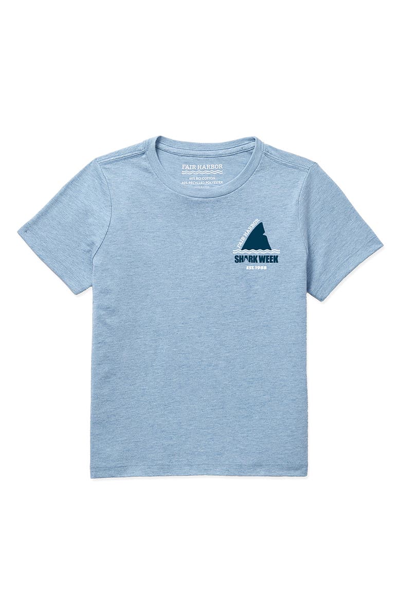Fair Harbor Kids' Kismet Graphic T-Shirt, Main, color, Faded Denim Shark Fin