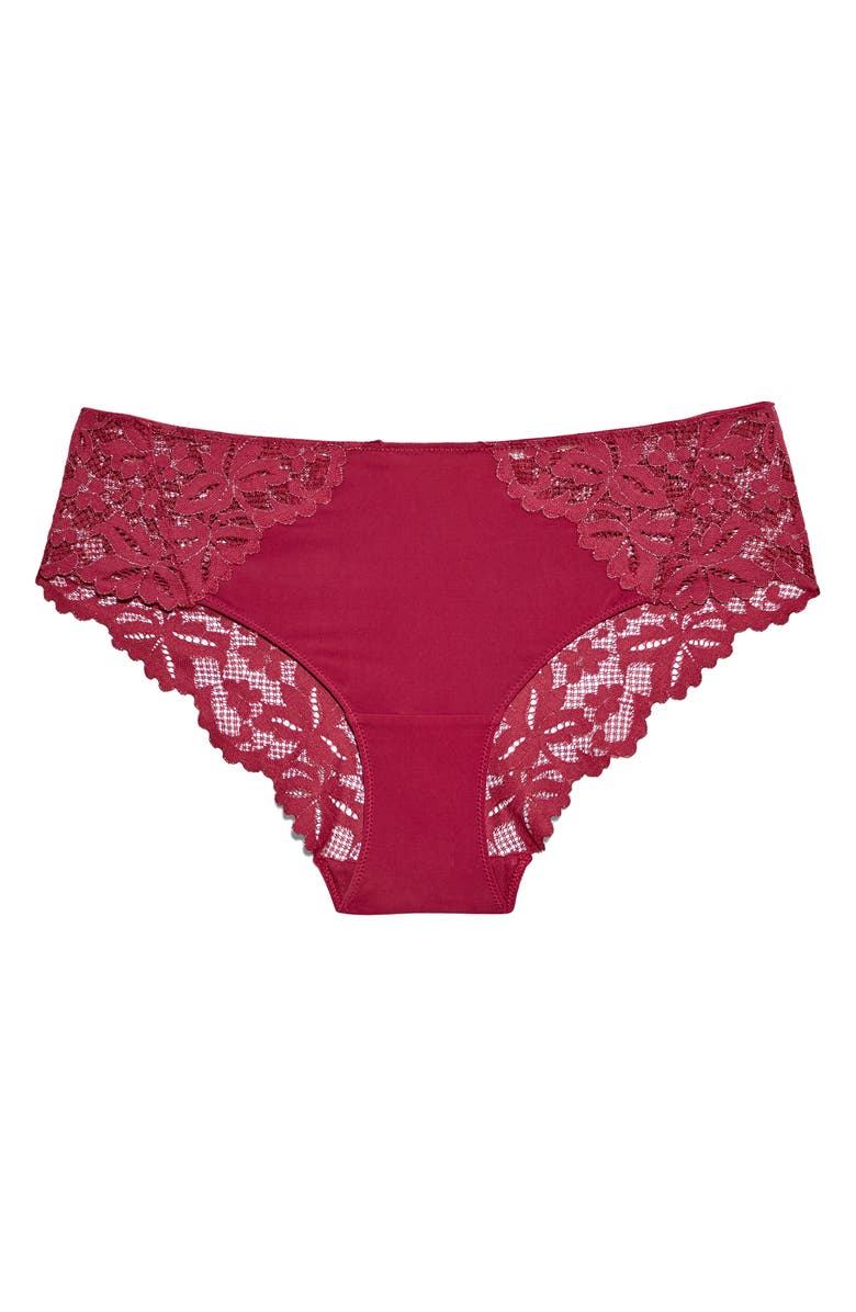 Etam Lengende Lace Trim Panties, Alternate, color, 