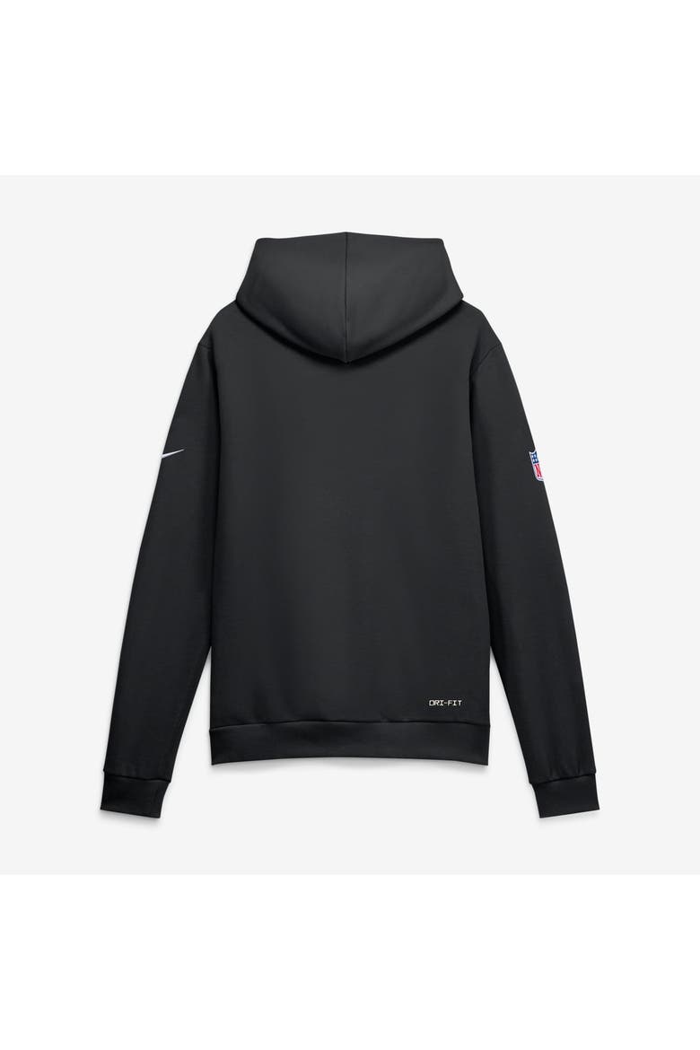 Men's Nike Black Baltimore Ravens Sideline Standard Issue Top Prospect Dri-FIT Hoodie, Alternate, color, Black