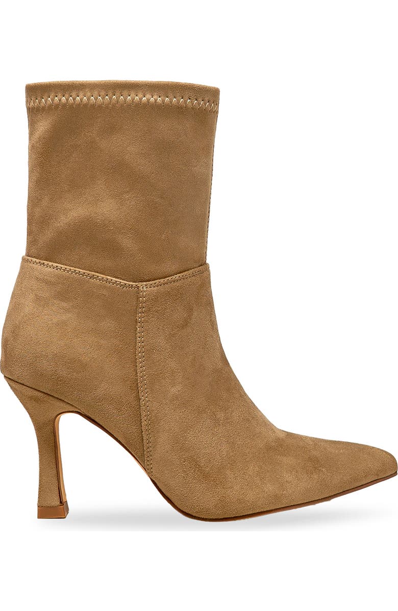 CHASE AND CHLOE Pointed Toe Bootie, Alternate, color, Taupe