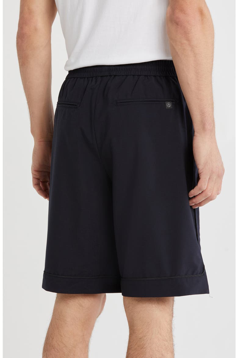 Irving Wool Blend Shorts, Alternate, color, NAVY