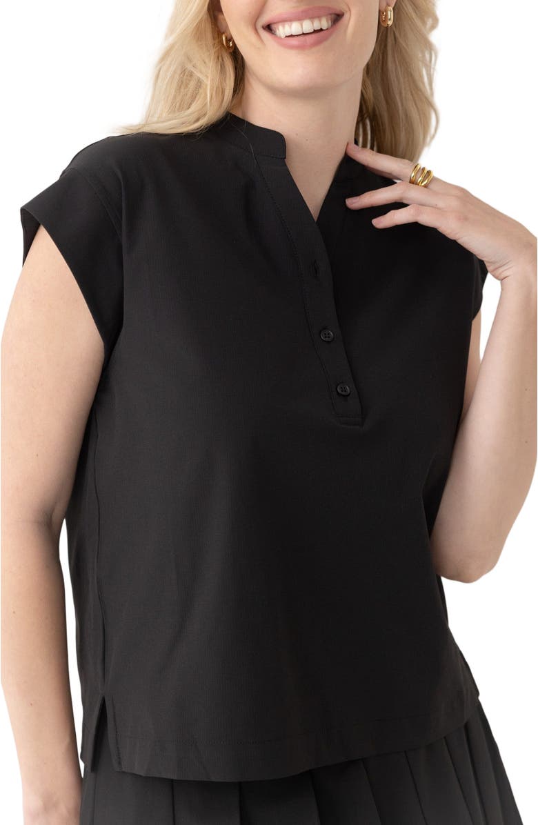 Honors The Splitneck Shirt, Alternate, color, Black