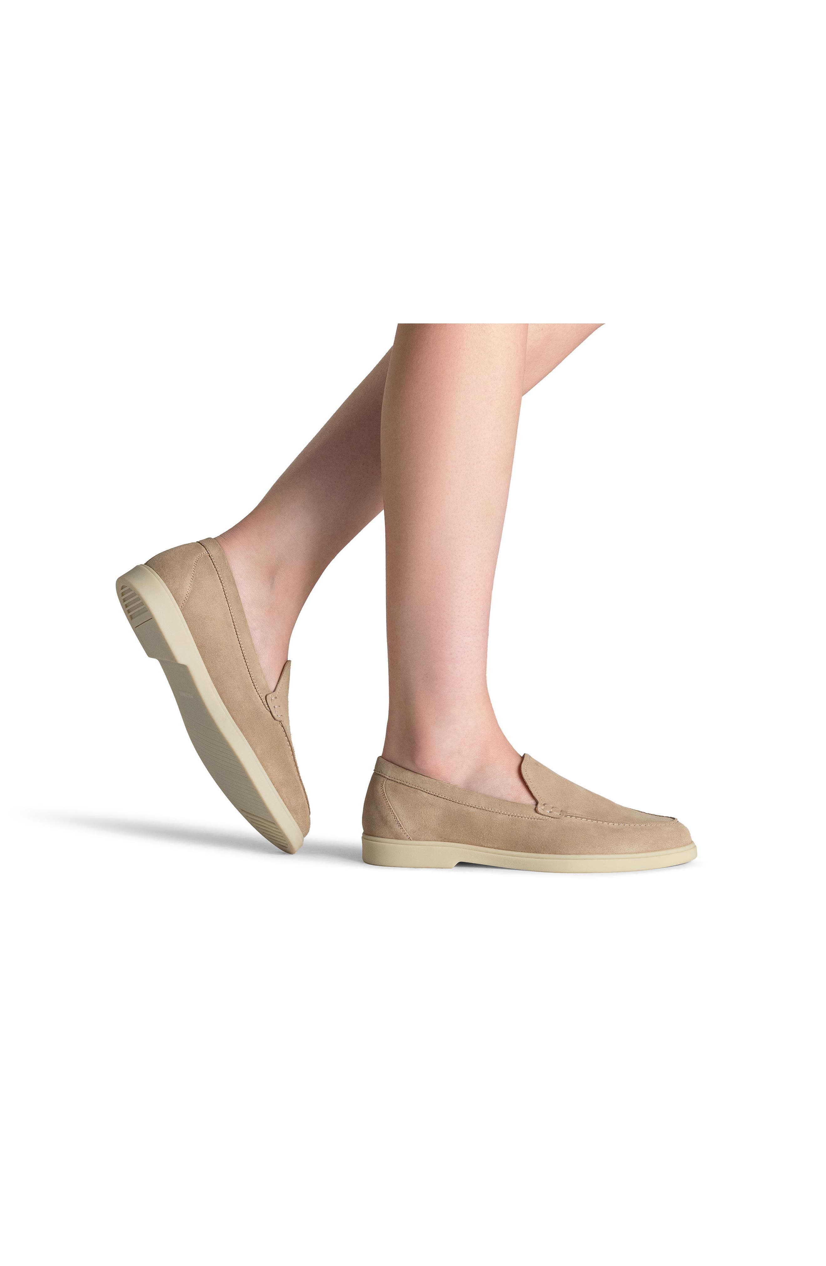 Sophie Loafer, Alternate, color, CREAM SUEDE