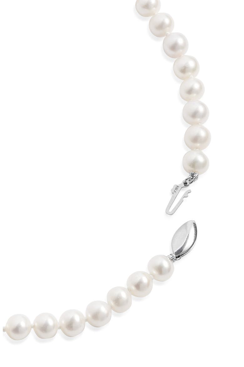 Freshwater Pearl Necklace, Alternate, color, WHITE- 14K WHITE GOLD