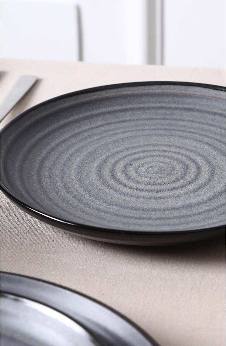Stone Lain Dua Stoneware 4-Piece Dinner Plate Set, Alternate, color, 