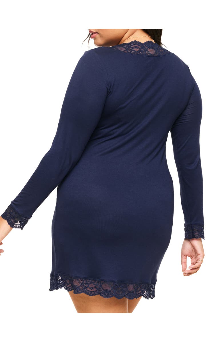 Adore Me Hasina Sleepshirt, Alternate, color, Dark Blue