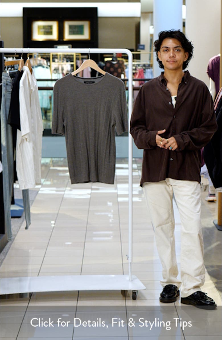 Crawford Wool & Cashmere Sweater T-Shirt, sales video thumbnail