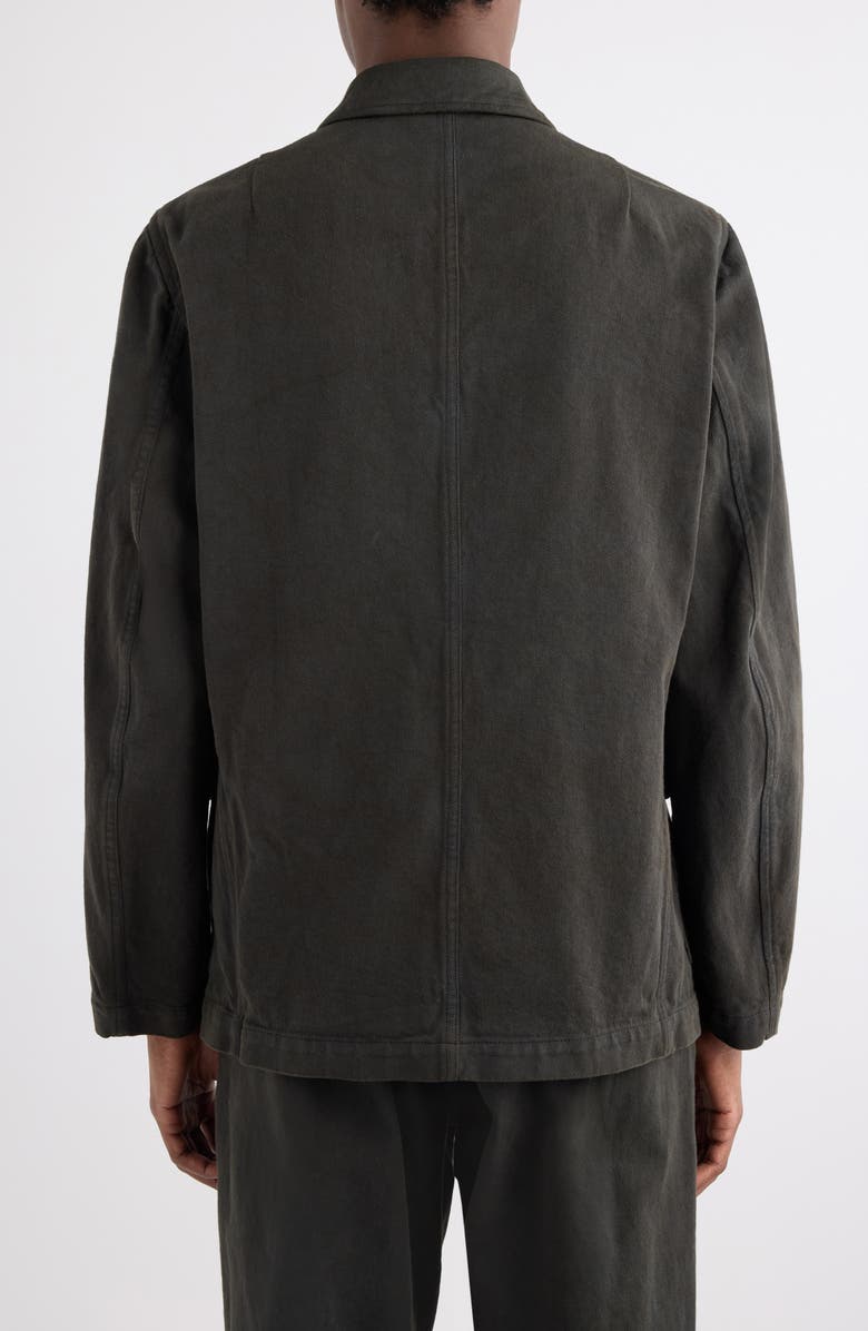 Dries Van Noten Braxton Denim Jacket, Alternate, color, Dark Grey