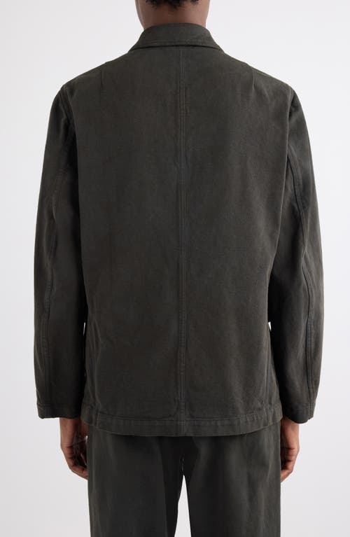 Dries Van Noten Braxton Denim Jacket In Black