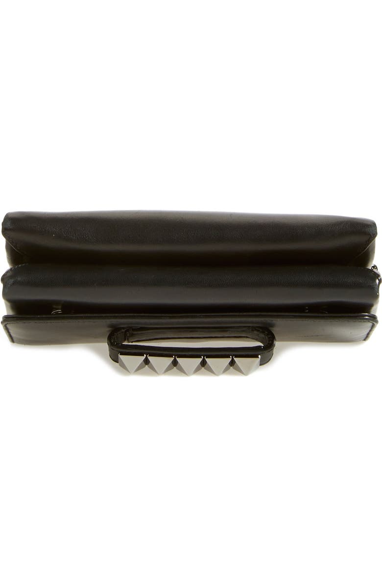 Valentino 'Noir Va Va Voom - Rockstud' Leather Shoulder Bag, Alternate, color,