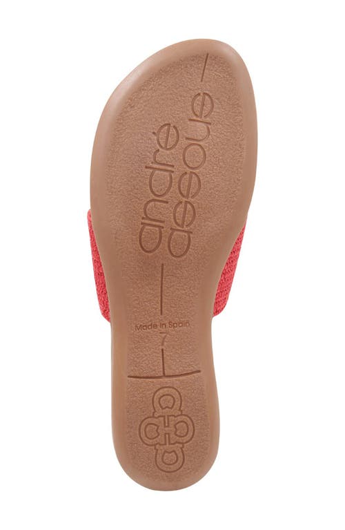 Andre Assous André Assous Nara Sandal In Red Coral