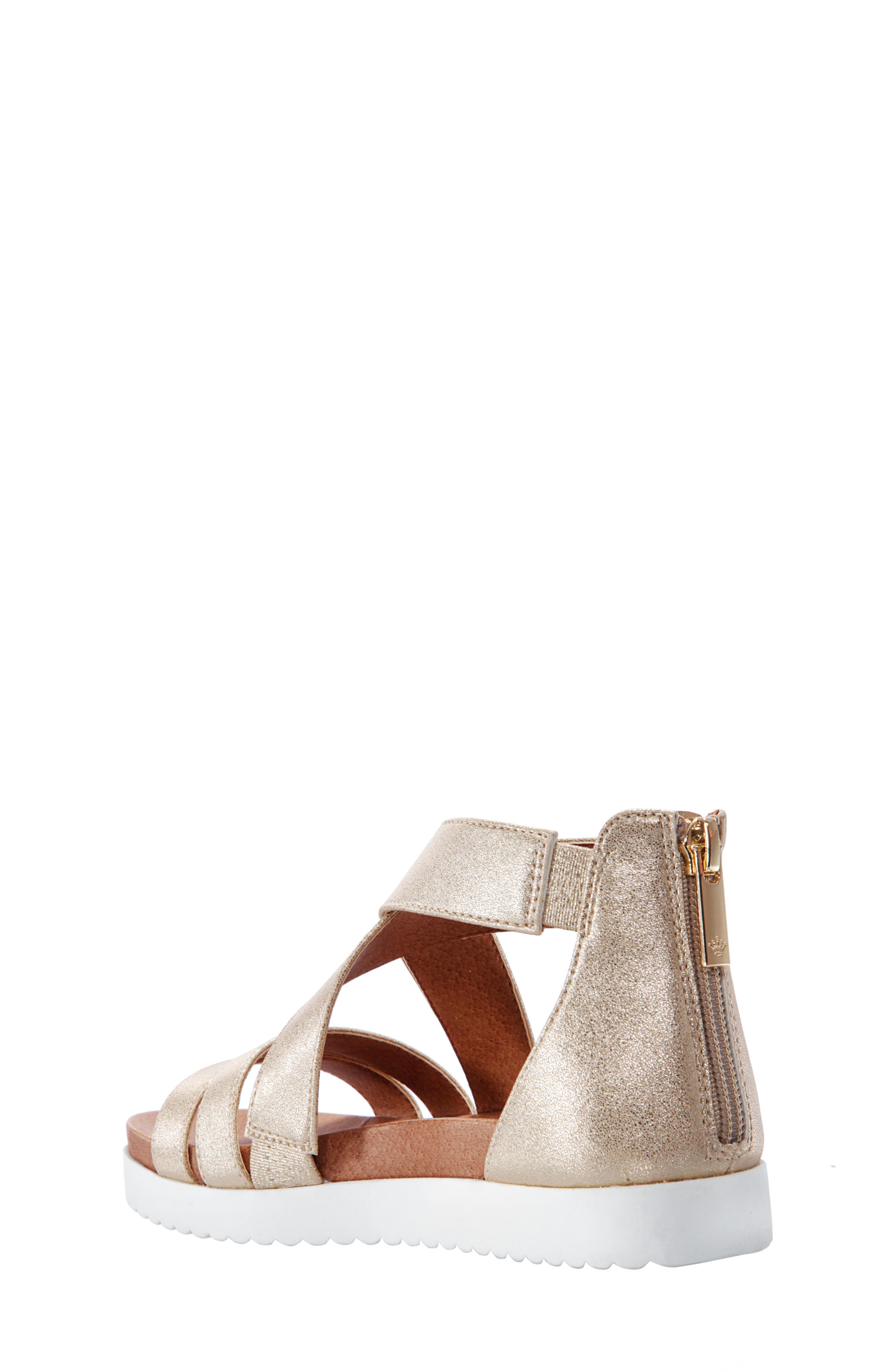 Caldonia Glitter Sandal, Alternate, color, PLATINO METALLIC