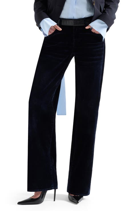 Low Straight Leg Jeans