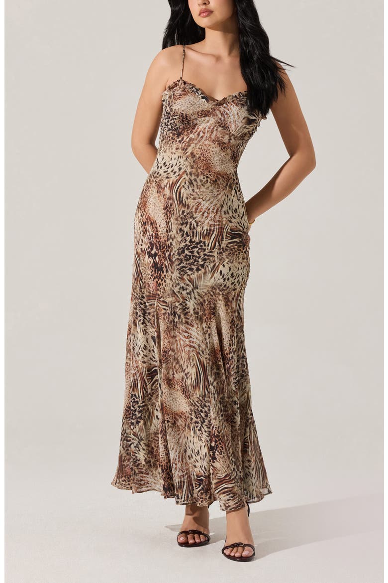 Maeryn Sweetheart Neck Dress, Alternate, color, TAUPE BROW