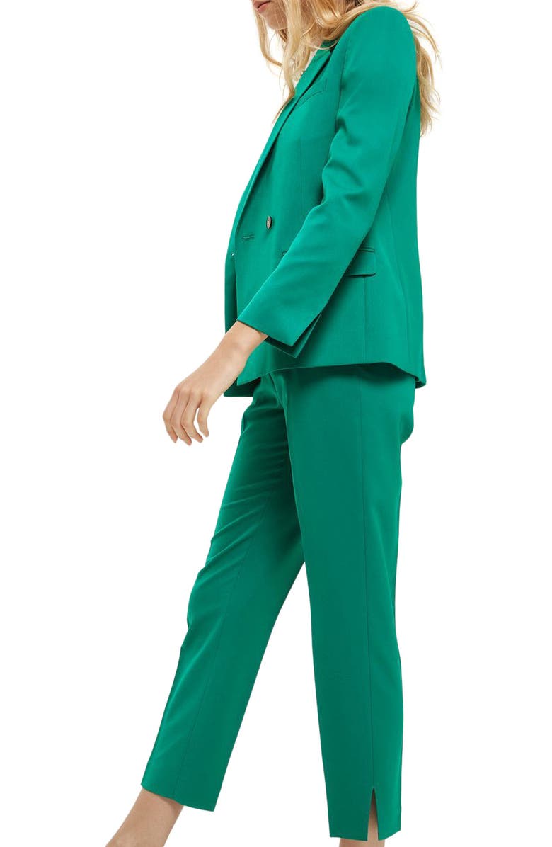 Topshop Tailored Cigarette Trousers, Alternate, color,