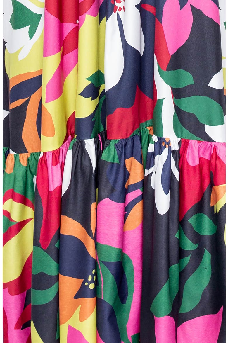 Floral Maxi Dress, Alternate, color, BLACK FLORAL
