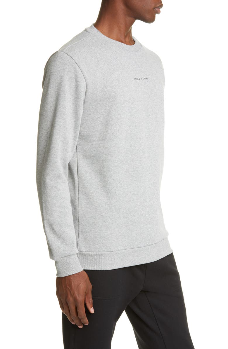1017 ALYX 9SM Crewneck Logo Sweatshirt, Alternate, color,