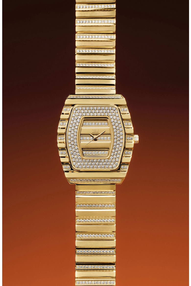 Echelon Bracelet Strap Watch, 34mm, Alternate, color, 18K GOLD