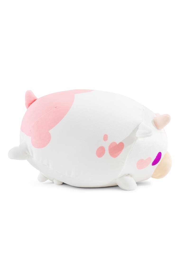 MochiOshis Cow 12-Inch Character Plush Toy, Alternate, color, Black/White