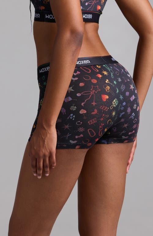 Woxer Star Candy Boxer Briefs In Multi