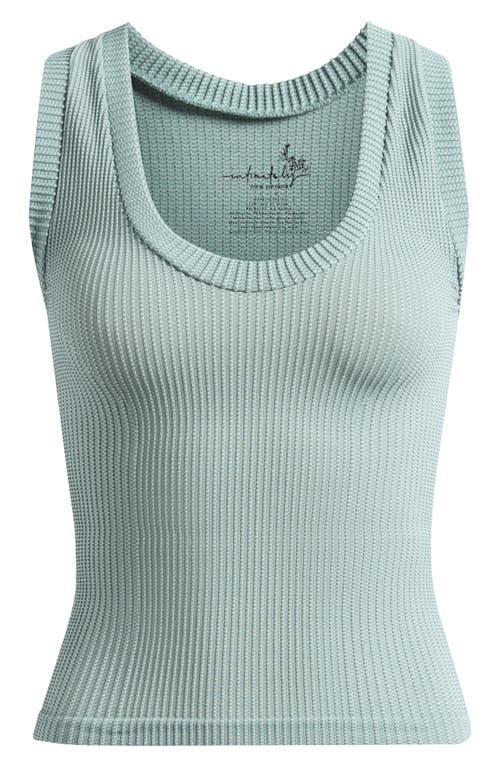 Free People Clean Slate Crop Tank In Blue