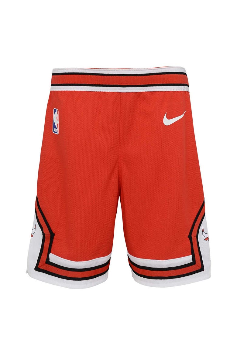 Preschool Nike Red Chicago Bulls Icon Replica Shorts, Main, color, Red