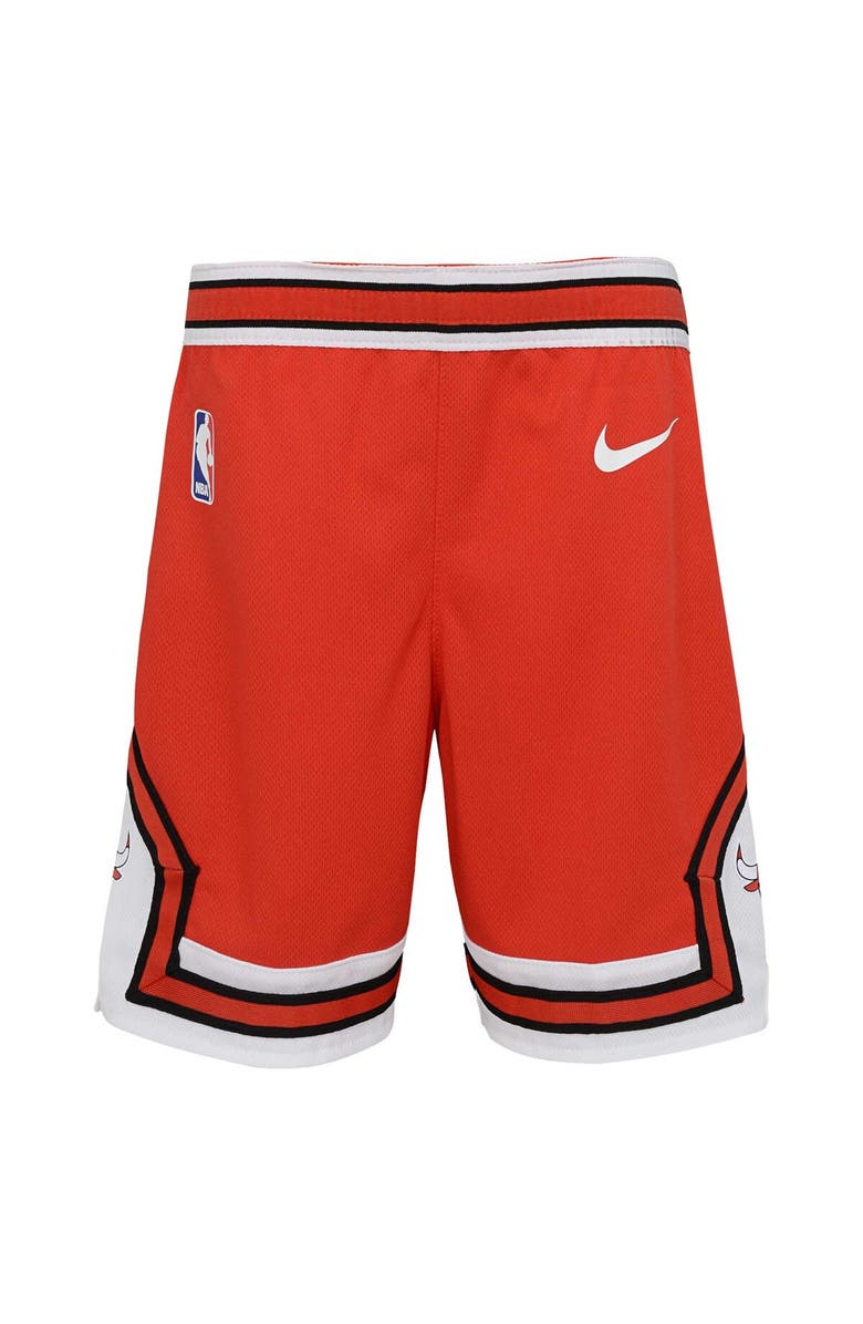 Nike Preschool Nike Red Chicago Bulls Icon Replica Shorts, Main, color, Red