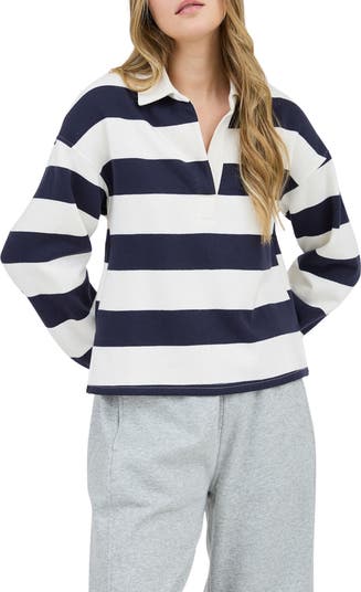 Rugby Stripe Long Sleeve Top