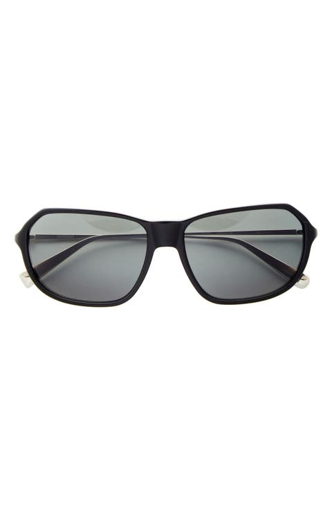 Les Lunettes 59mm Pilot Sunglasses