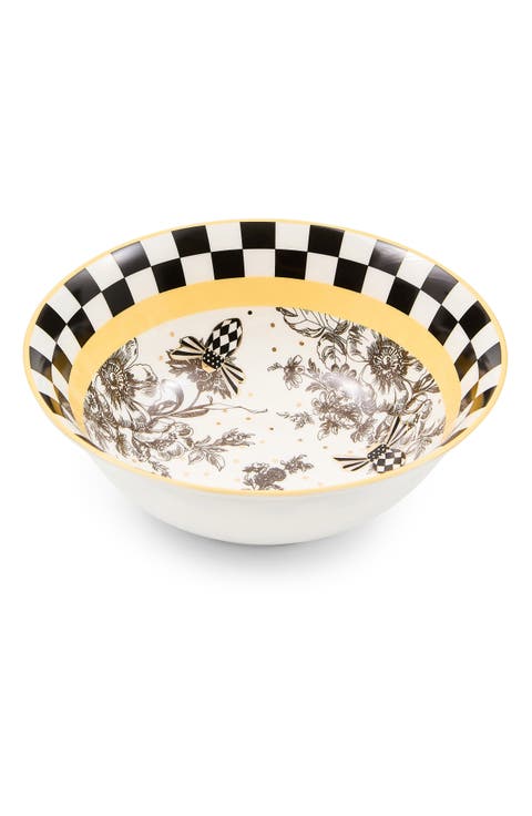 Bee Toile Bowl
