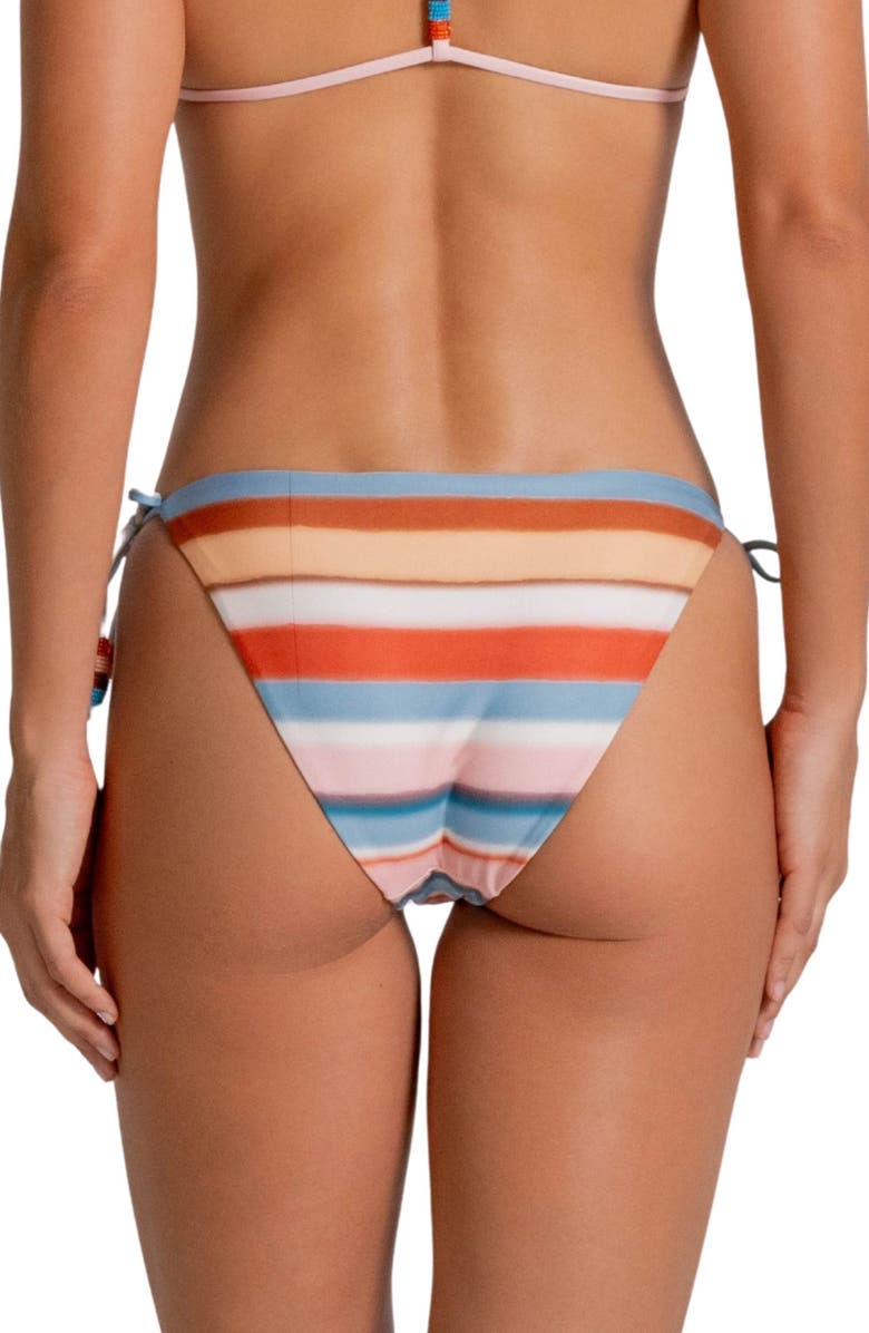 Cosita Linda American Fit Side Tie Bikini Bottoms, Alternate, color, White Multi