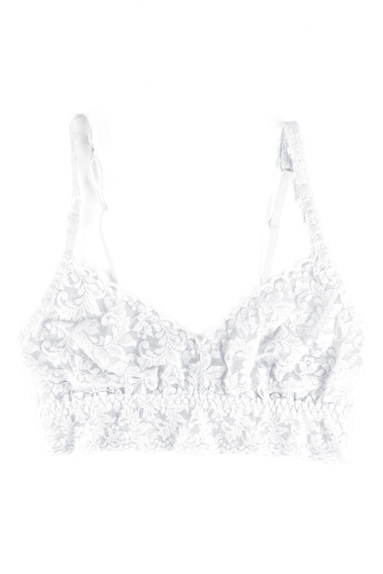 Retro Longline Bralette, Alternate, color, WHITE