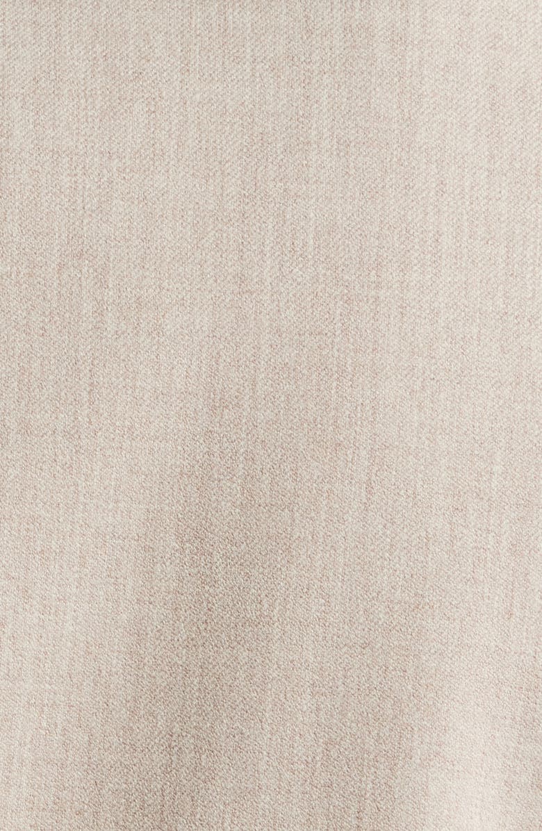 Emporio Armani Mélange Stretch Gabardine Sport Coat, Alternate, color, Solid Medium Beige