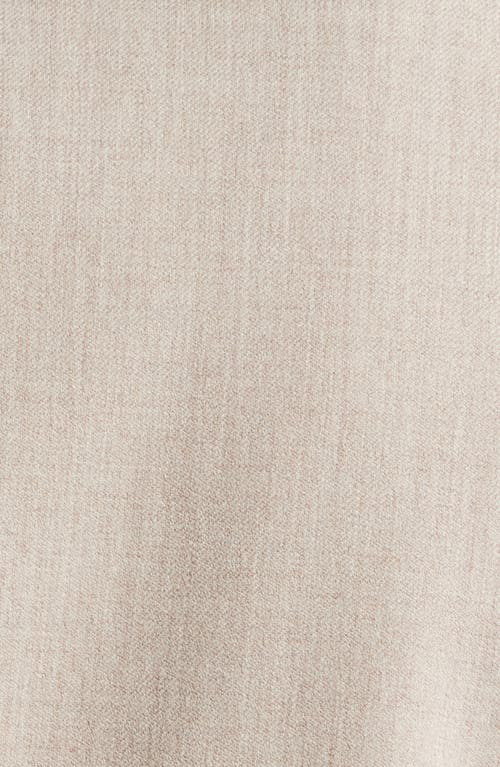 Emporio Armani Mélange Stretch Gabardine Sport Coat In Sand