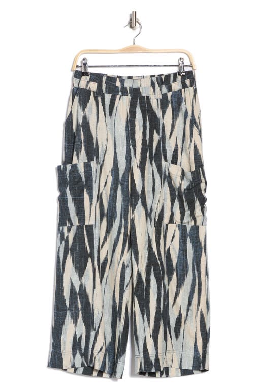 Democracy Crop Wide Leg Pants In Neutral