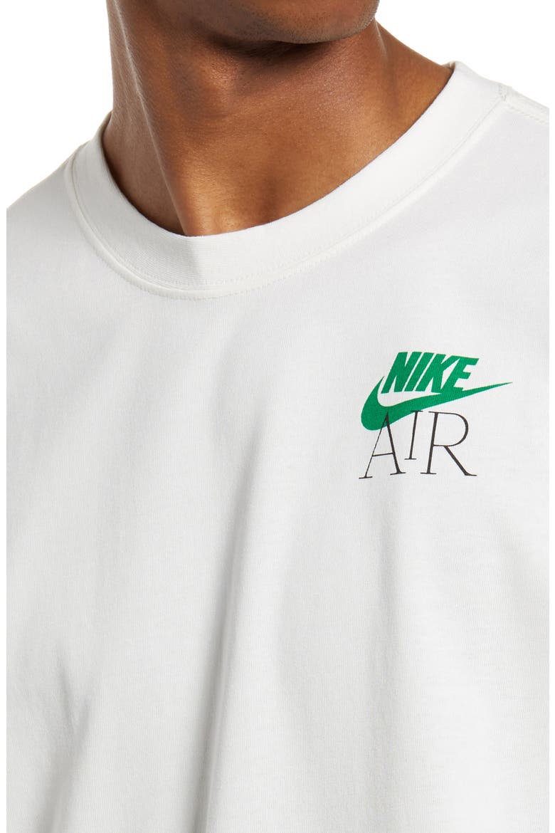Sportswear Max 90 Graphic Tee, Alternate, color, PURE/ LUCKY GREEN
