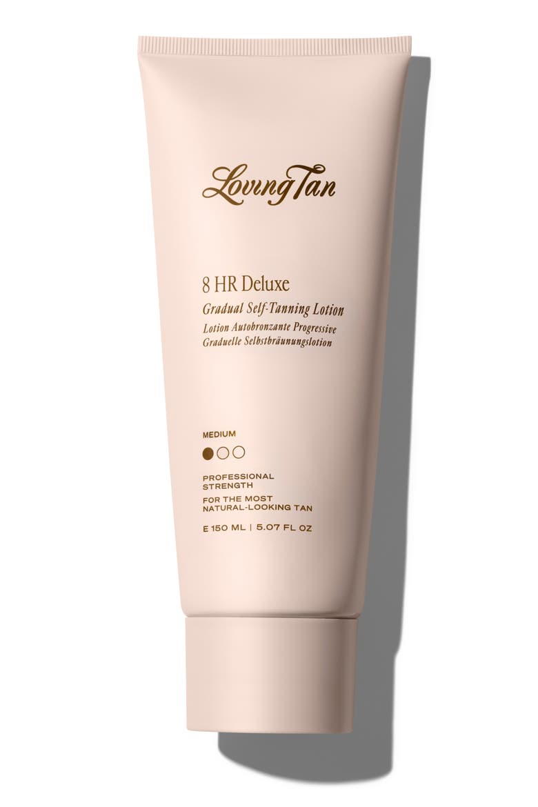 8 HR Deluxe Gradual Self-Tanning Lotion, Main, color, MEDIUM