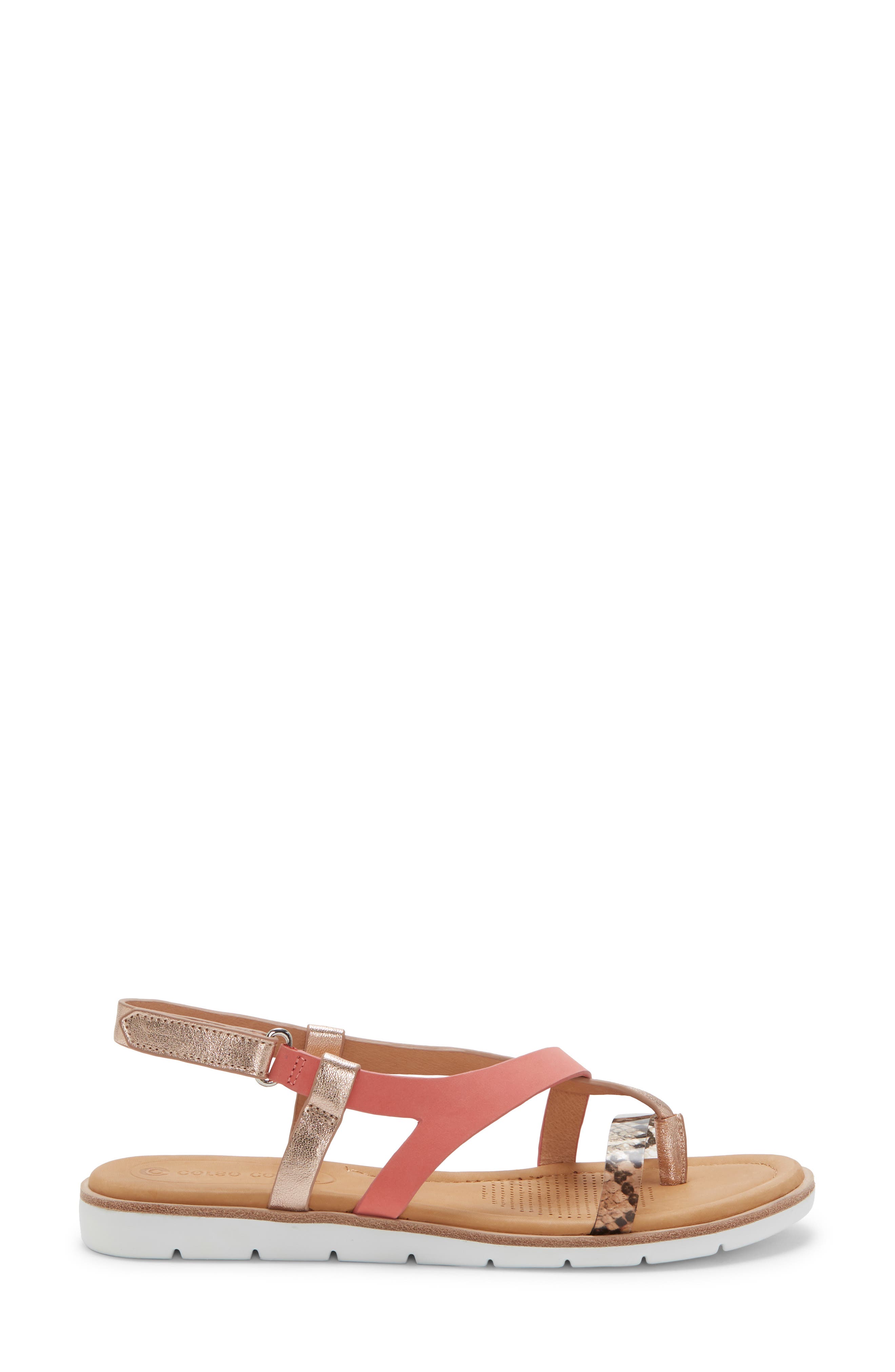 Blessia Sandal, Alternate, color, PORCELAIN ROSE LEATHER