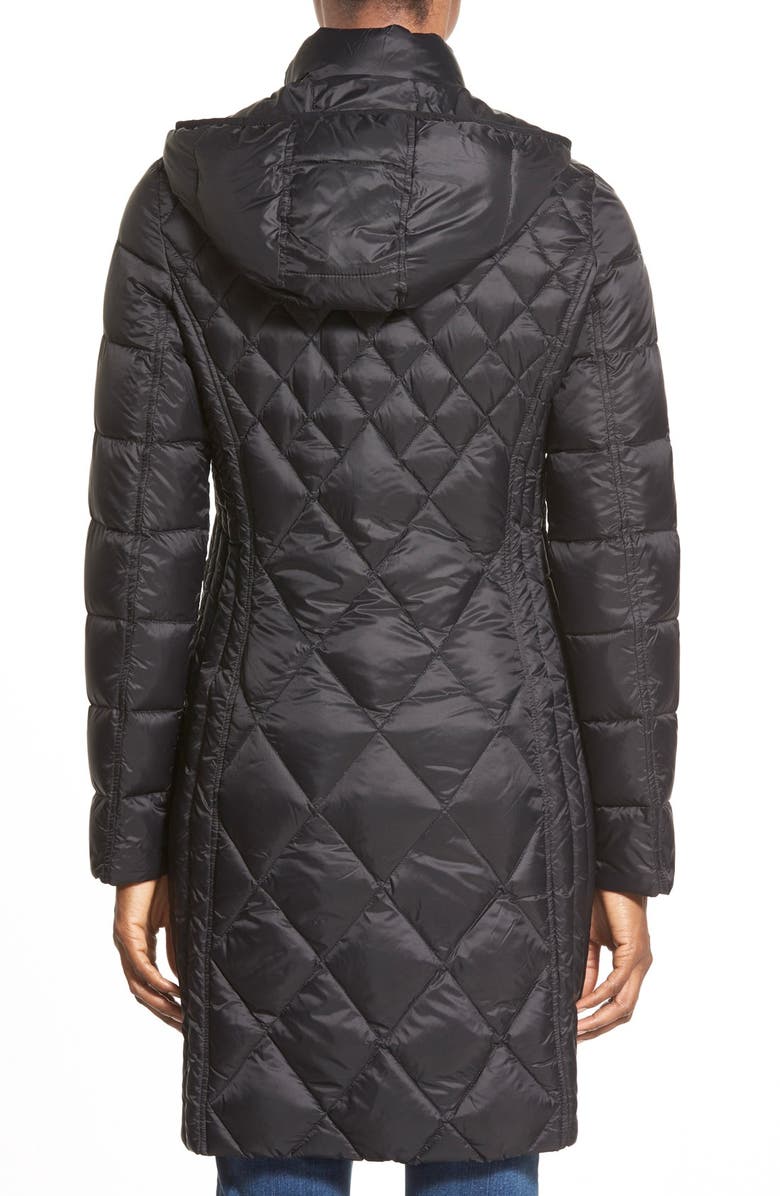 MICHAEL Michael Kors Packable Diamond Quilted Down Coat, Alternate, color, 