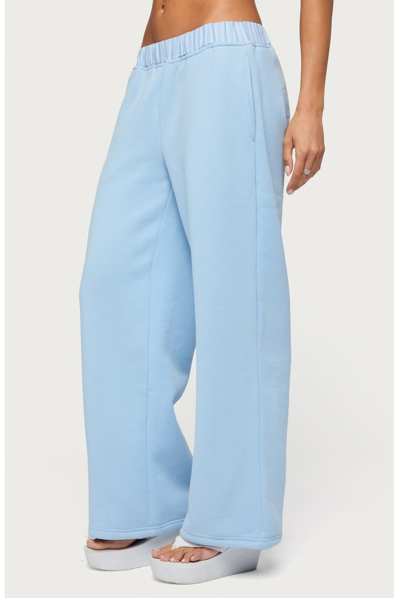 Core Stripe Waist Low Rise Sweatpants, Alternate, color, BLUE