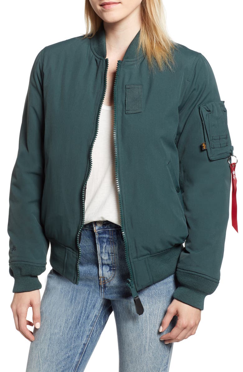 Alpha Industries MA-1 Down Bomber Jacket, Main, color,